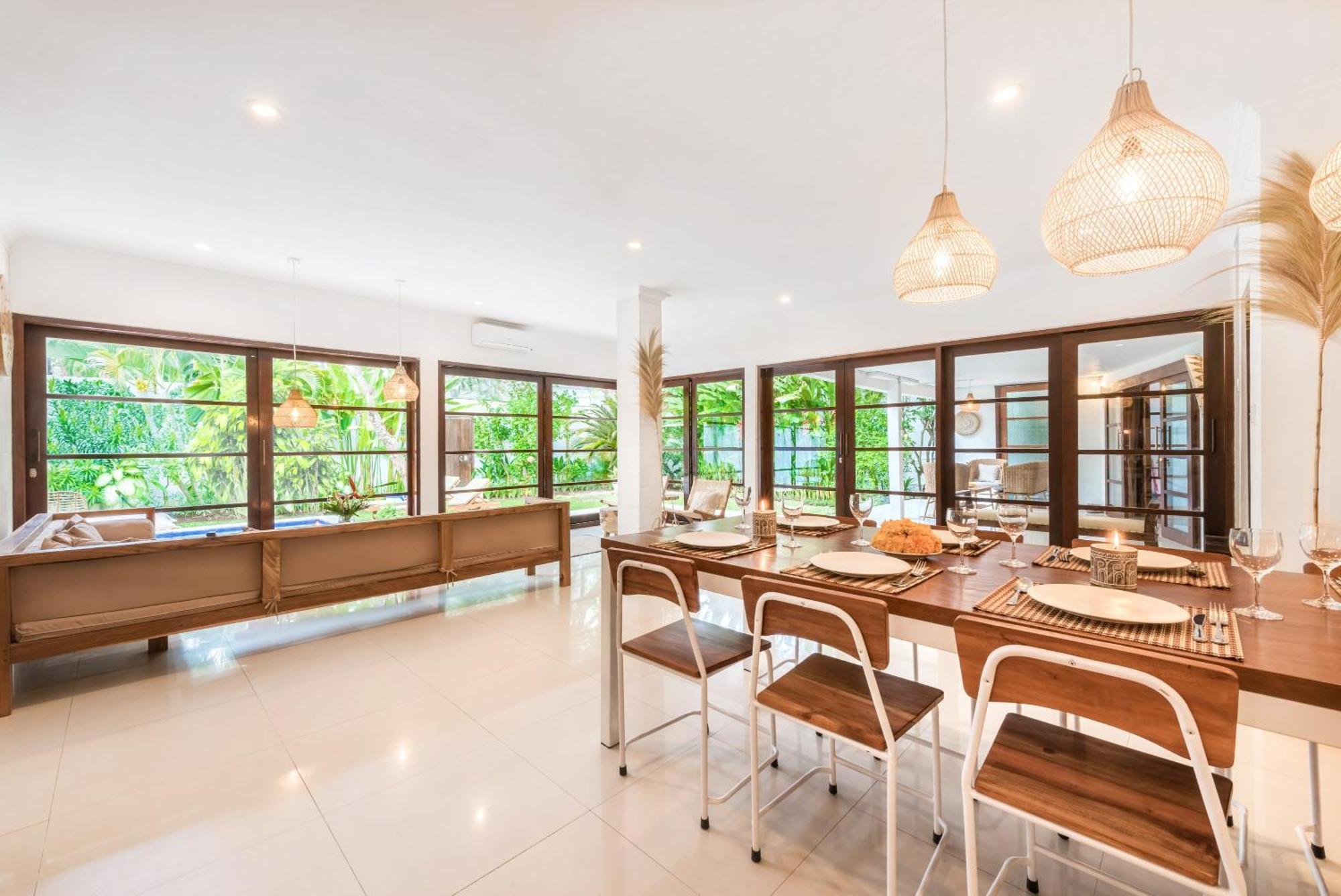 Aurora - Private 6 Bdr In Seminyak, Prime Location, Pool & Garden Villa *